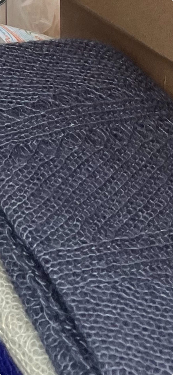 Chevron Ardoise Mohair d Ardeche