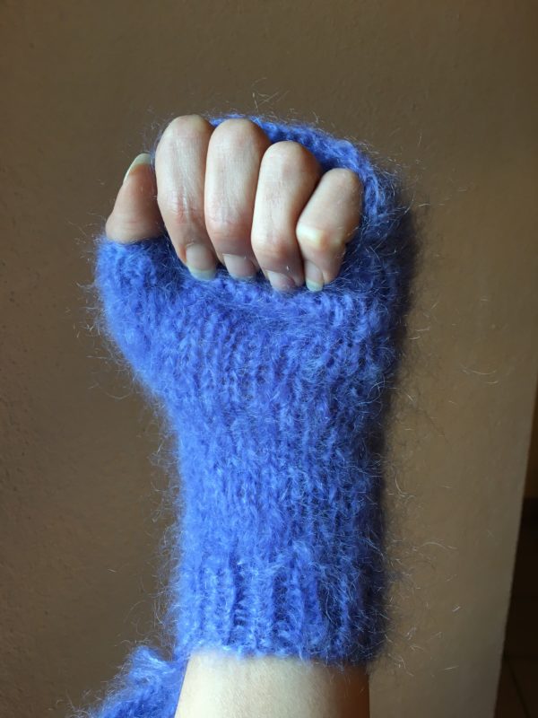 Mitaines Torsades Mohair