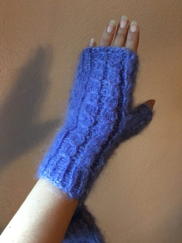 Mitaines Torsades Mohair