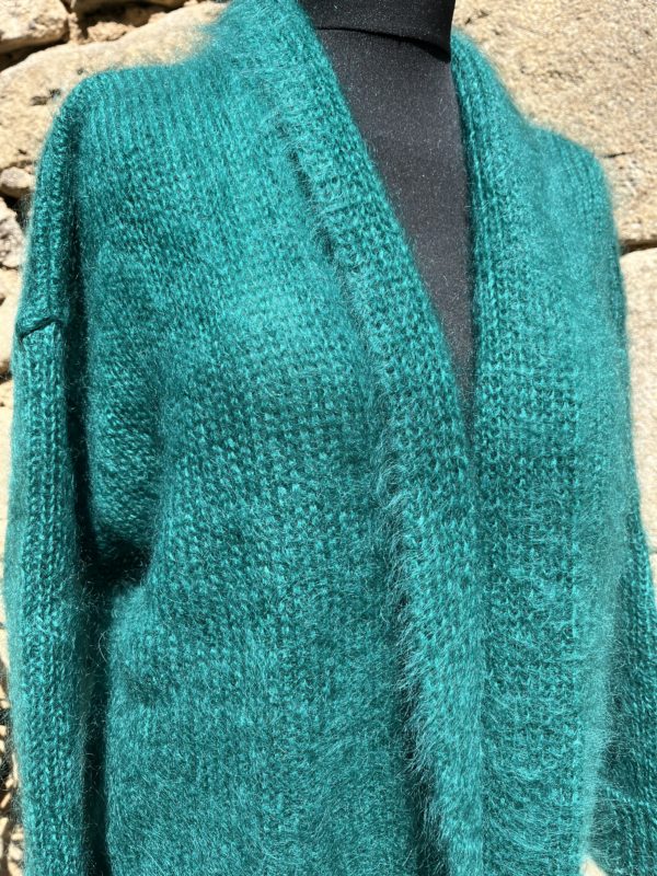 Veste Oversize Vert Emeraude